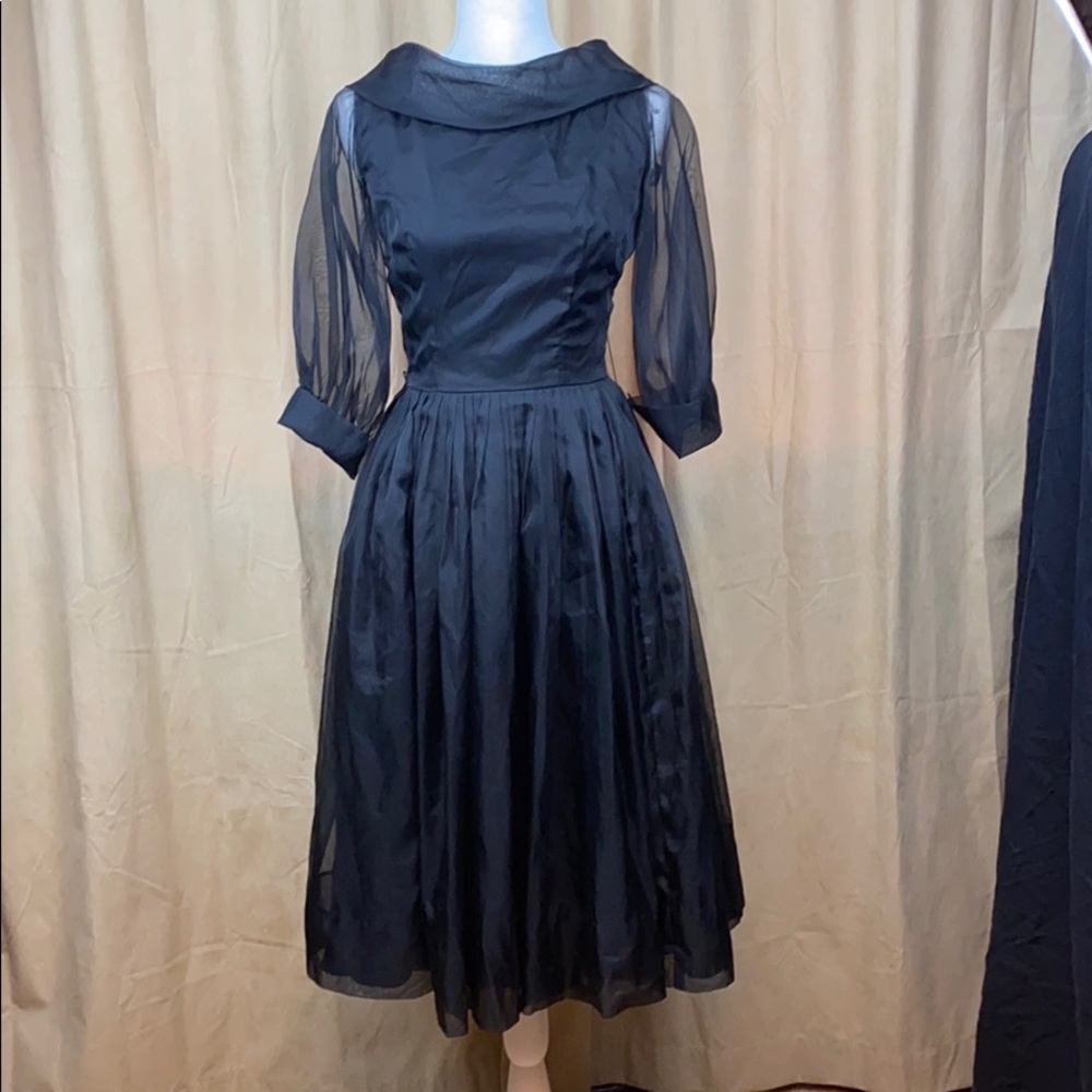 Black Antique 1950s dress